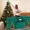 7.5FT Christmas Tree Storage Bag Green Tree Bags Storage with Pocket Large Xmas Tree Storage Container 600D Oxford Artificial Christmas Tree Bag Tote Christmas Tree Storage Box for Holiday Tree